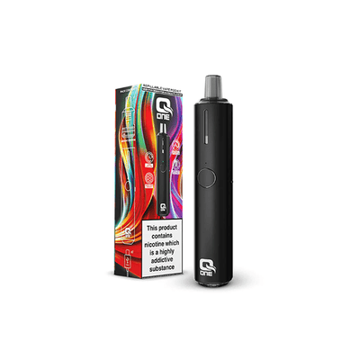 QOne Vaping Products Black QOne Starter Pod-Based Vape Kit