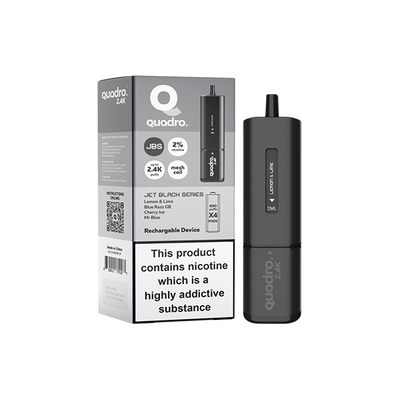 Quadro Vaping Products 20mg Quadro 2.4K Pod Vape Kit 4 in 1 - 2400 Puffs