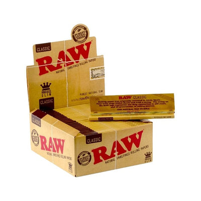 Raw Smoking Products 50 Raw Classic King Size Slim Rolling Papers