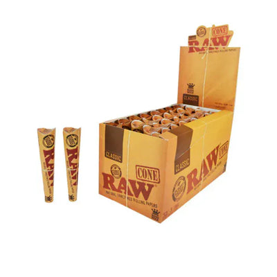 Raw Smoking Products 6 x 32 RAW Classic Natural 1¼ Pre-Rolled Cones