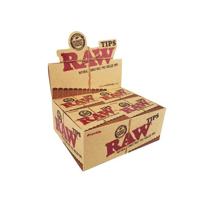 Raw Smoking Products Raw Pre-Rolled Roach Tips (20 Pack)