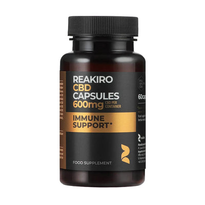 Reakiro CBD Products Reakiro CBD Capsules Immune Support 600mg 60pcs
