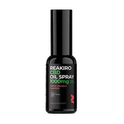 Reakiro CBD Products Reakiro CBD Oil Spray Apple Crumble & Custard 1000mg