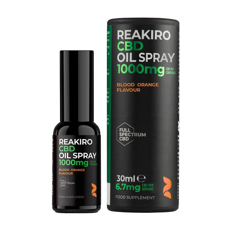 Reakiro CBD Products Reakiro CBD Oil Spray Blood Orange 1000mg