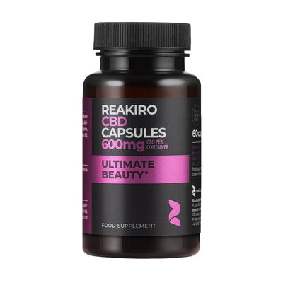 Reakiro CBD Products Reakiro Ultimate Beauty CBD Capsules 600mg 60pcs