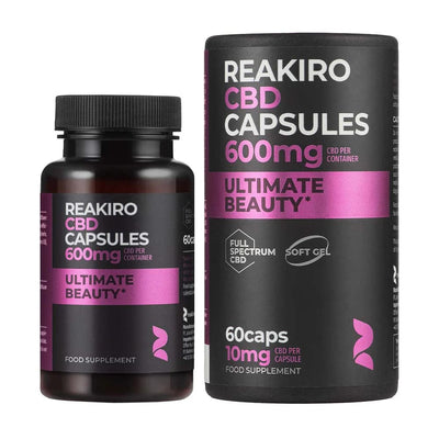 Reakiro CBD Products Reakiro Ultimate Beauty CBD Capsules 600mg 60pcs