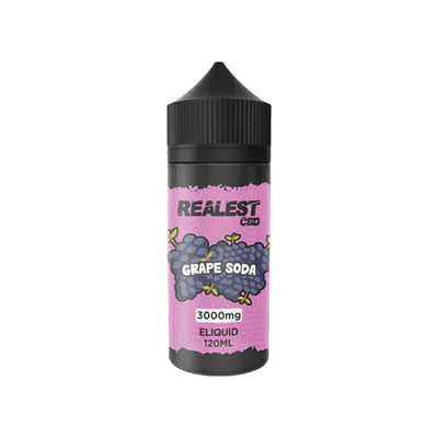 Realest CBD CBD Products Grape Soda Realest CBD 3000mg Broad Spectrum CBD E-Liquid 120ml (BUY 1 GET 1 FREE)