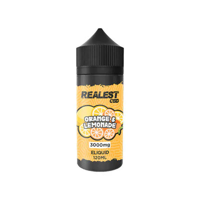 Realest CBD CBD Products Orange & Lemonade Realest CBD 3000mg Broad Spectrum CBD E-Liquid 120ml (BUY 1 GET 1 FREE)