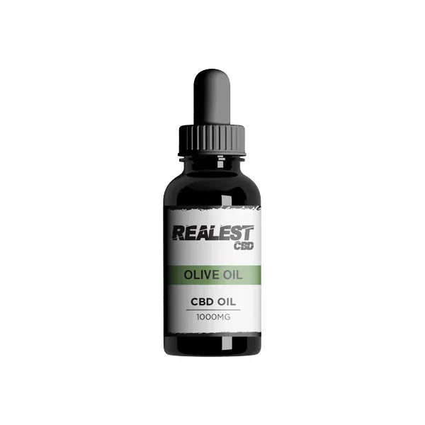Realest CBD CBD Products Realest CBD 1000mg Broad Spectrum CBD Olive Oil - 30ml (BUY 1 GET 1 FREE)