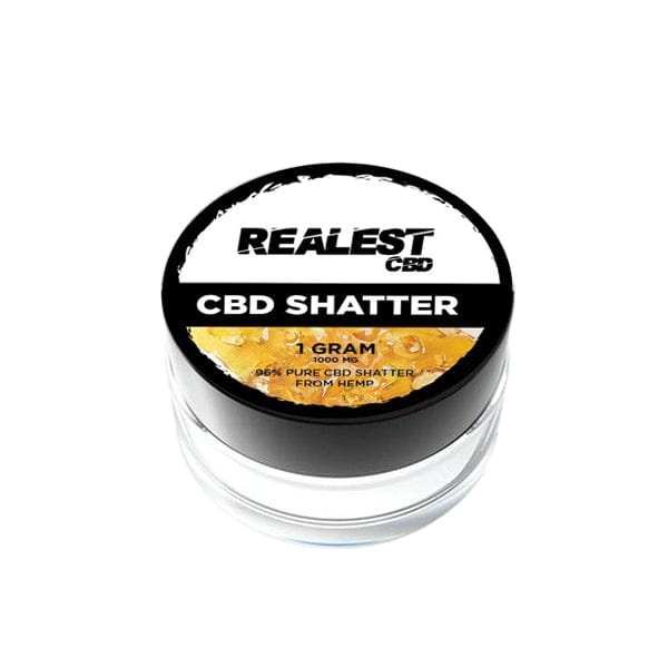 Realest CBD CBD Products Realest CBD 1000mg Broad Spectrum CBD Shatter (BUY 1 GET 1 FREE)