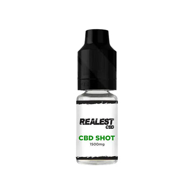 Realest CBD CBD Products Realest CBD 1500mg CBD E-Liquid Booster Shot 10ml (BUY 1 GET 1 FREE)