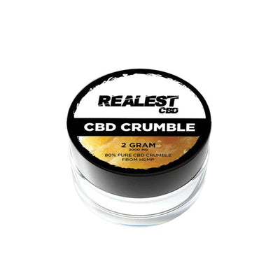 Realest CBD CBD Products Realest CBD 2000mg 80% Broad Spectrum CBD Crumble (BUY 1 GET 1 FREE)