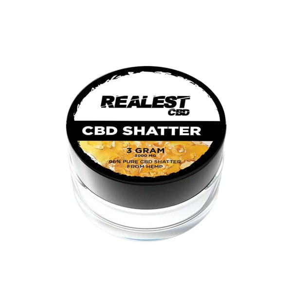 Realest CBD CBD Products Realest CBD 3000mg Broad Spectrum CBD Shatter (BUY 1 GET 1 FREE)