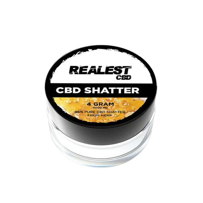 Realest CBD CBD Products Realest CBD 4000mg Broad Spectrum CBD Shatter (BUY 1 GET 1 FREE)