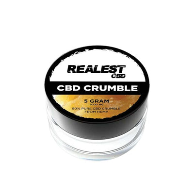 Realest CBD CBD Products Realest CBD 5000mg 80% Broad Spectrum CBD Crumble (BUY 1 GET 1 FREE)