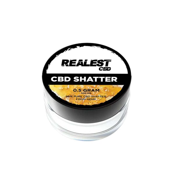 Realest CBD CBD Products Realest CBD 500mg Broad Spectrum CBD Shatter (BUY 1 GET 1 FREE)