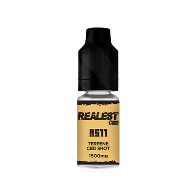 Realest CBD CBD Products RS11 Realest CBD 1500mg Terpene Infused CBD Booster Shot 10ml (BUY 1 GET 1 FREE)