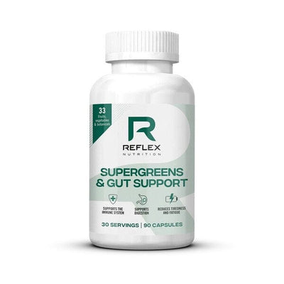 Reflex Nutrition Health and Wellbeing Supergreens & Gut Support - 90 caps