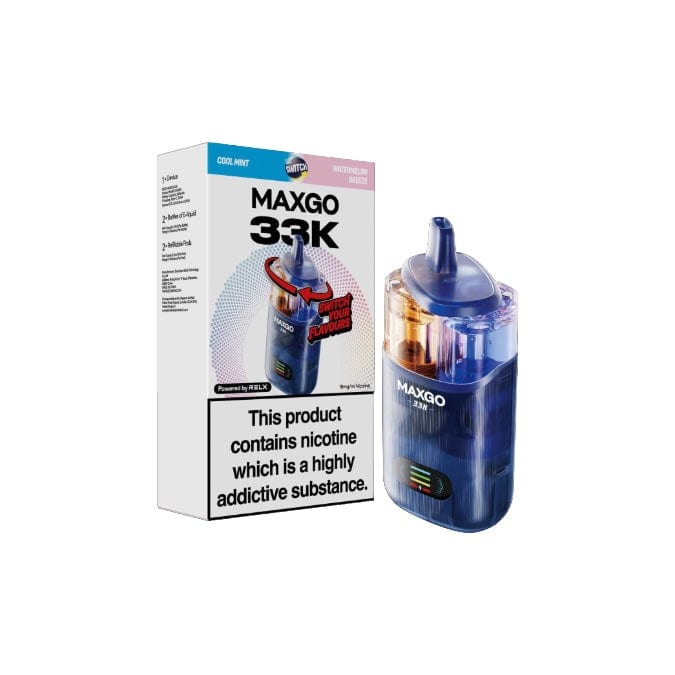 RELX Vaping Products 18mg Relx Maxgo 33K Prefilled Pod Vape Kit 25W