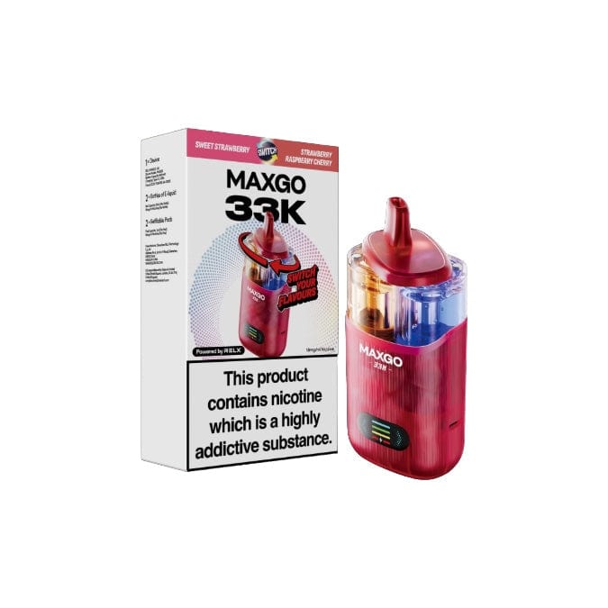 RELX Vaping Products 18mg Relx Maxgo 33K Prefilled Pod Vape Kit 25W