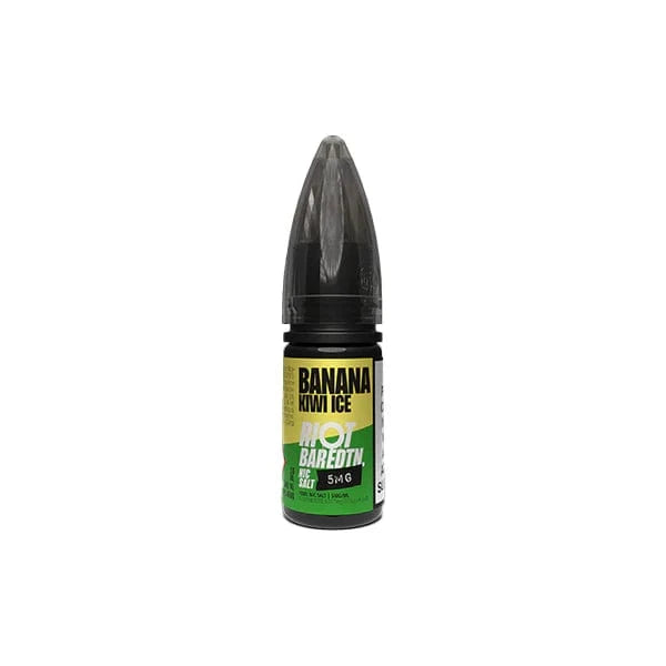 Riot Squad Vaping Products Banana Kiwi Ice Riot Squad BAR EDTN 5mg Nic Salts 10ml (50VG/50PG)