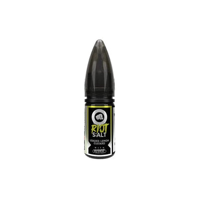 Riot Squad Vaping Products Loaded Lemon Custard Riot Squad 5mg Original Nic Salts 10ml (50VG/50PG)