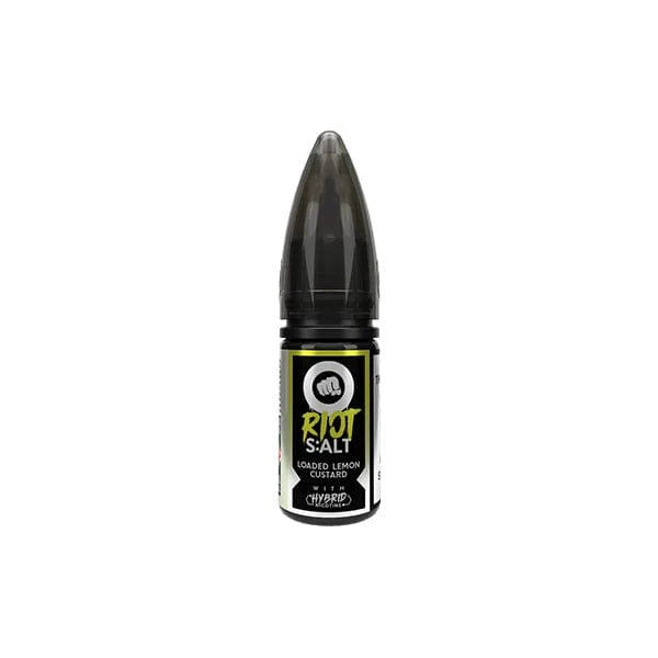 Riot Squad Vaping Products Loaded Lemon Custard Riot Squad 5mg Original Nic Salts 10ml (50VG/50PG)