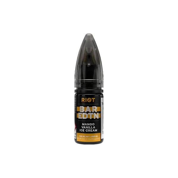 Riot Squad Vaping Products Mango Vanilla Riot Squad BAR EDTN 5mg Nic Salts 10ml (50VG/50PG)