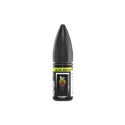 Riot Squad Vaping Products Sour Cherry & Apple Riot Squad Black Edition 20mg V2 Nic Salts 10ml (50VG/50PG)
