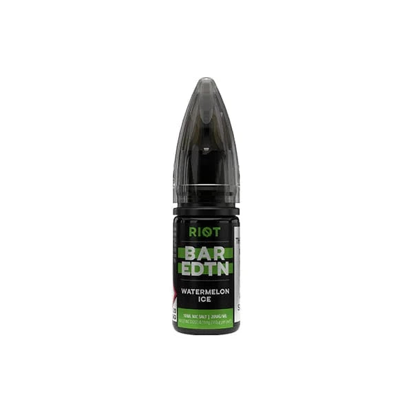 Riot Squad Vaping Products Watermelon Ice Riot Squad BAR EDTN 5mg Nic Salts 10ml (50VG/50PG)