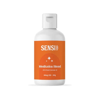 Sensi CBD CBD Products Meditation Blend Sensi CBD 100mg CBD Massage Oil - 100ml (BUY 1 GET 1 FREE)
