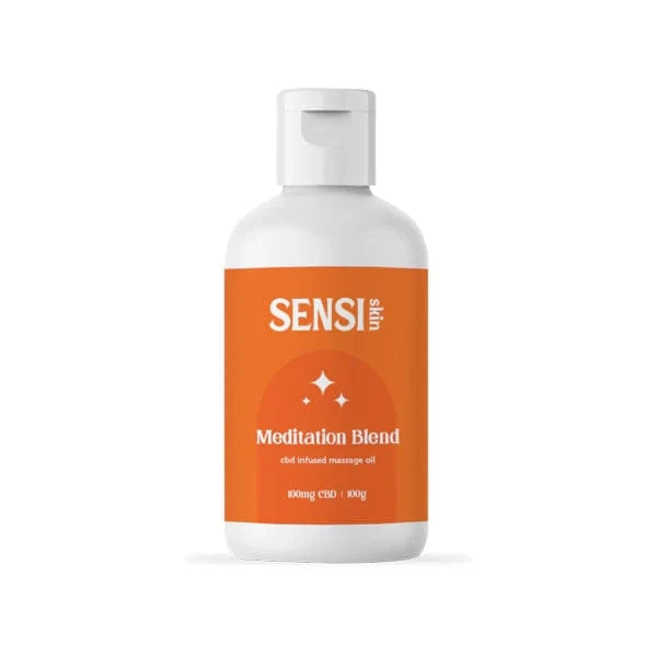 Sensi CBD CBD Products Meditation Blend Sensi CBD 100mg CBD Massage Oil - 100ml (BUY 1 GET 1 FREE)