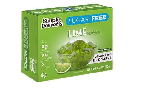 Simply Delish Jel Dessert, Lime - 20g