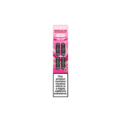 SKE Vaping Products 20mg SKE Crystal 4in1 2400 Replacement Pods 2400 Puffs