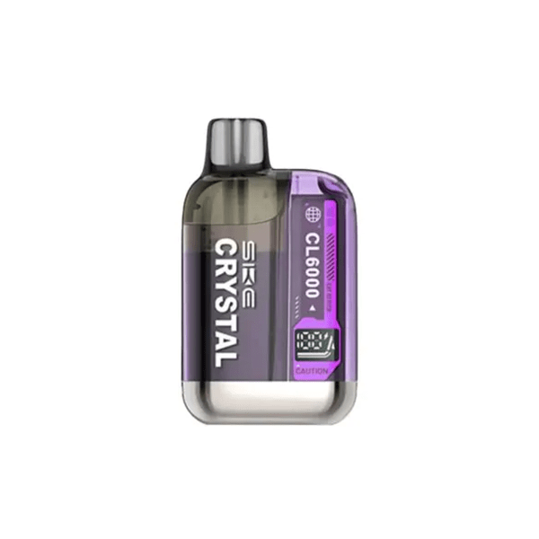 SKE Vaping Products 20mg SKE Crystal CL6000 Disposable Rechargeable Vape Kit 6000 Puffs