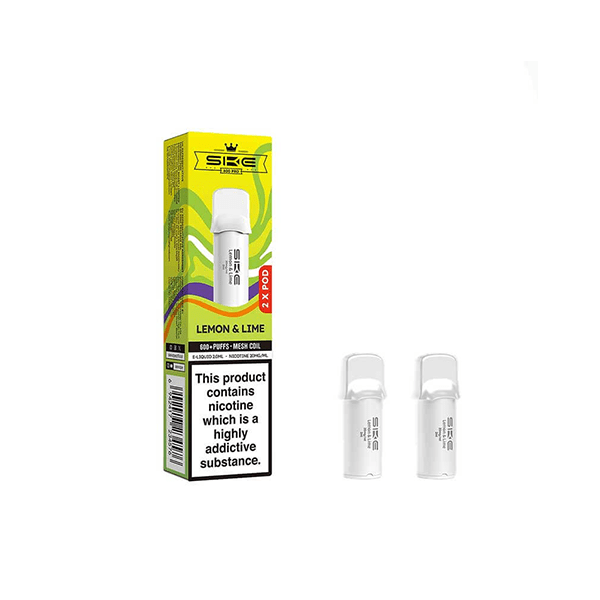 SKE Vaping Products 20mg SKE Crystal Pro Replacement Prefilled Pods 2ml 1200 Puffs - 2 Pcs