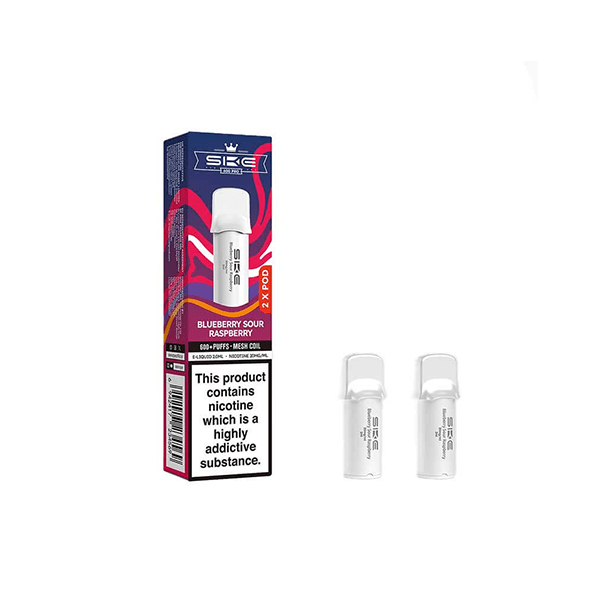 SKE Vaping Products 20mg SKE Crystal Pro Replacement Prefilled Pods 2ml 1200 Puffs - 2 Pcs