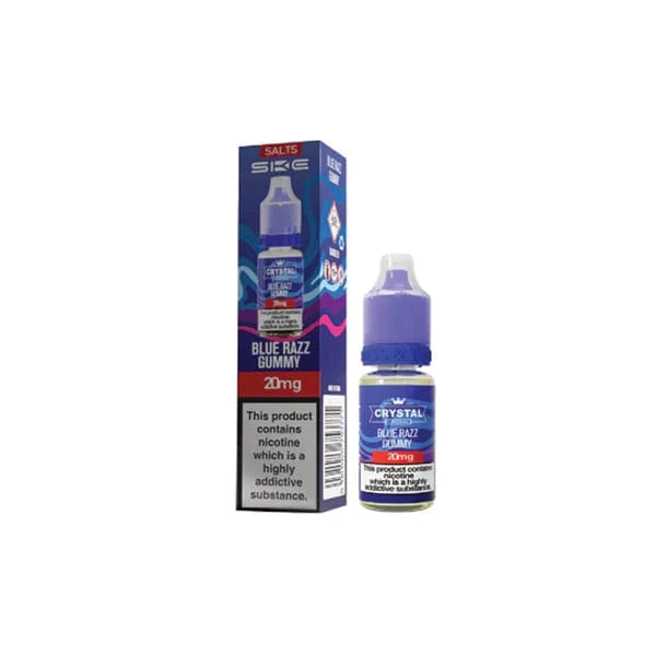 SKE Vaping Products Blue Razz Gummy SKE Crystal Original 20mg Nic Salts 10ml (50VG/50PG)