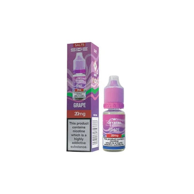 SKE Vaping Products Grape SKE Crystal Original 20mg Nic Salts 10ml (50VG/50PG)
