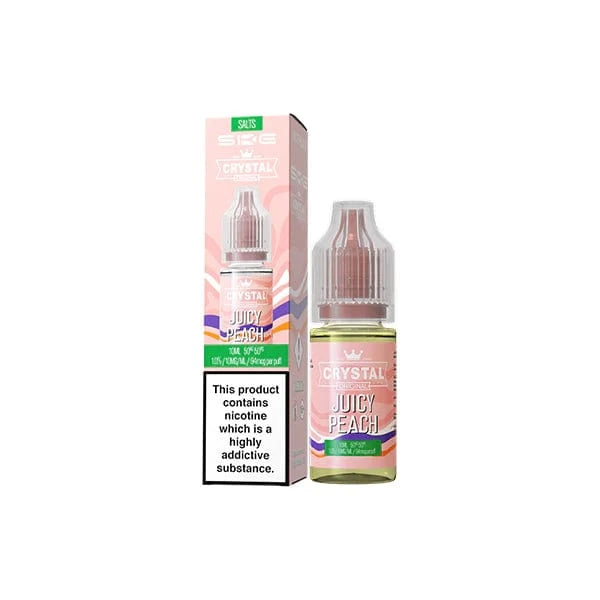 SKE Vaping Products Juicy Peach SKE Crystal Original 20mg Nic Salts 10ml (50VG/50PG)