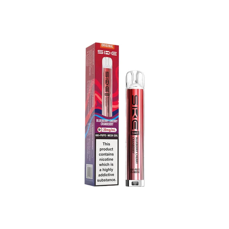 SKE Vaping Products SKE Bar 600 20mg Rechargeable Prefilled Pod Vape Kit