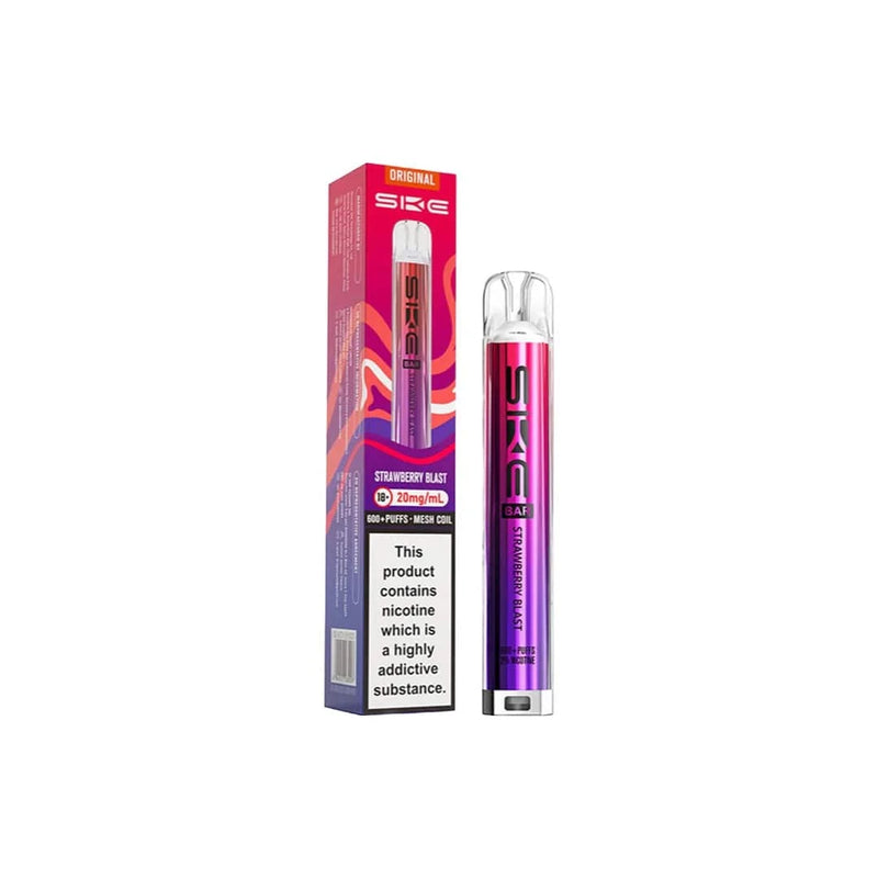 SKE Vaping Products SKE Bar 600 20mg Rechargeable Prefilled Pod Vape Kit
