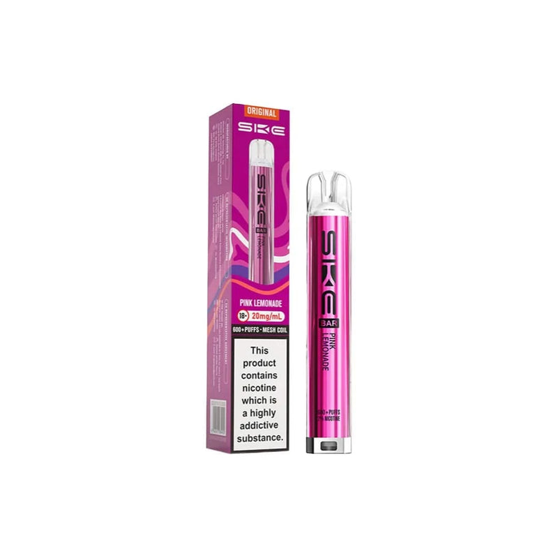 SKE Vaping Products SKE Bar 600 20mg Rechargeable Prefilled Pod Vape Kit