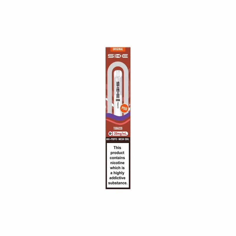 SKE Vaping Products SKE Bar 600 20mg Replacement Prefilled Pod