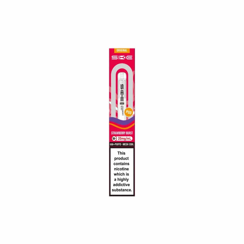 SKE Vaping Products SKE Bar 600 20mg Replacement Prefilled Pod