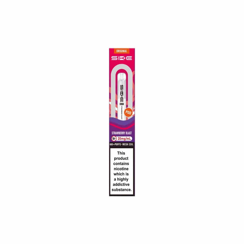 SKE Vaping Products SKE Bar 600 20mg Replacement Prefilled Pod