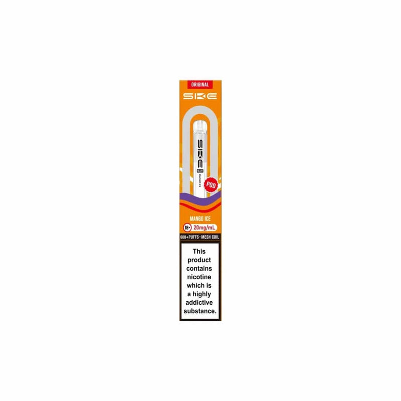 SKE Vaping Products SKE Bar 600 20mg Replacement Prefilled Pod