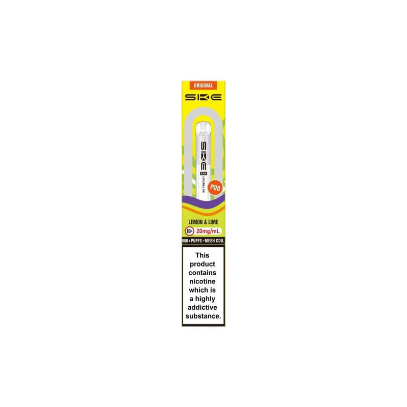 SKE Vaping Products SKE Bar 600 20mg Replacement Prefilled Pod
