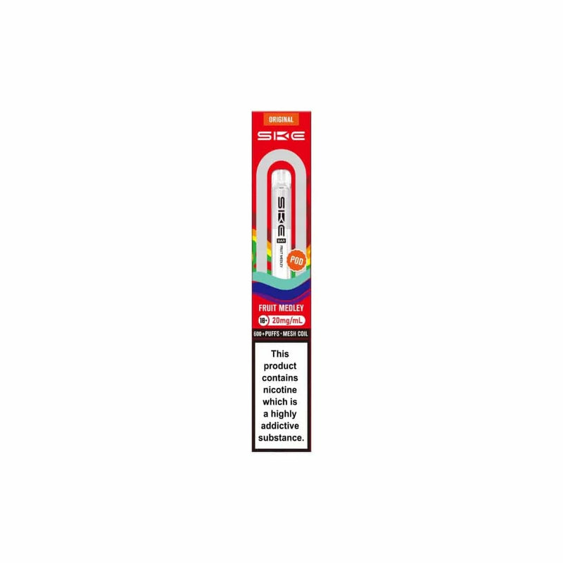 SKE Vaping Products SKE Bar 600 20mg Replacement Prefilled Pod