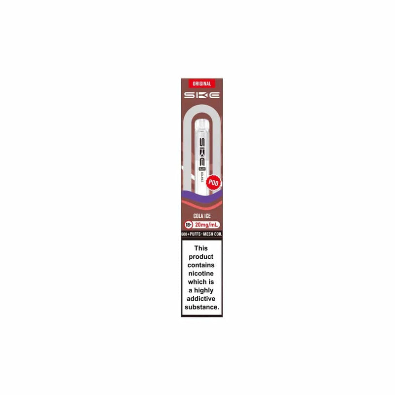 SKE Vaping Products SKE Bar 600 20mg Replacement Prefilled Pod